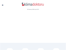 Tablet Screenshot of klimadoktoru.com